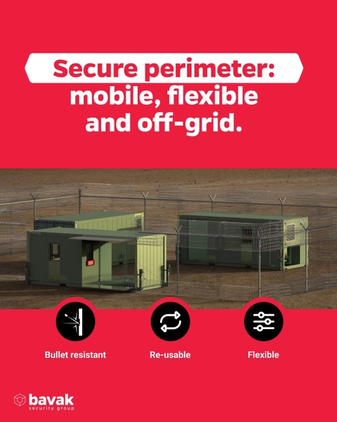 Secure Compound Solution: modular, secured containers
