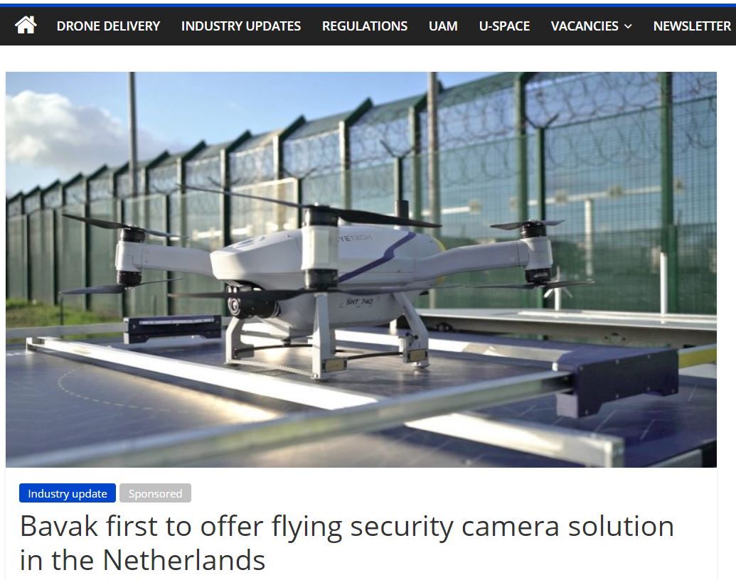 De autonoom vliegende beveiligingscamera eindelijk werkelijkheid