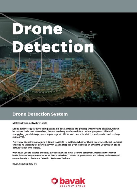 Drone Detectie folders voor meer informatie