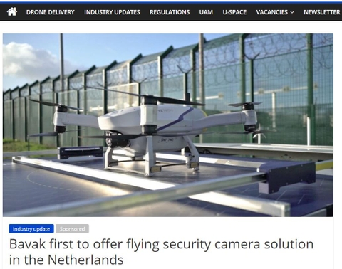 De autonoom vliegende beveiligingscamera eindelijk werkelijkheid