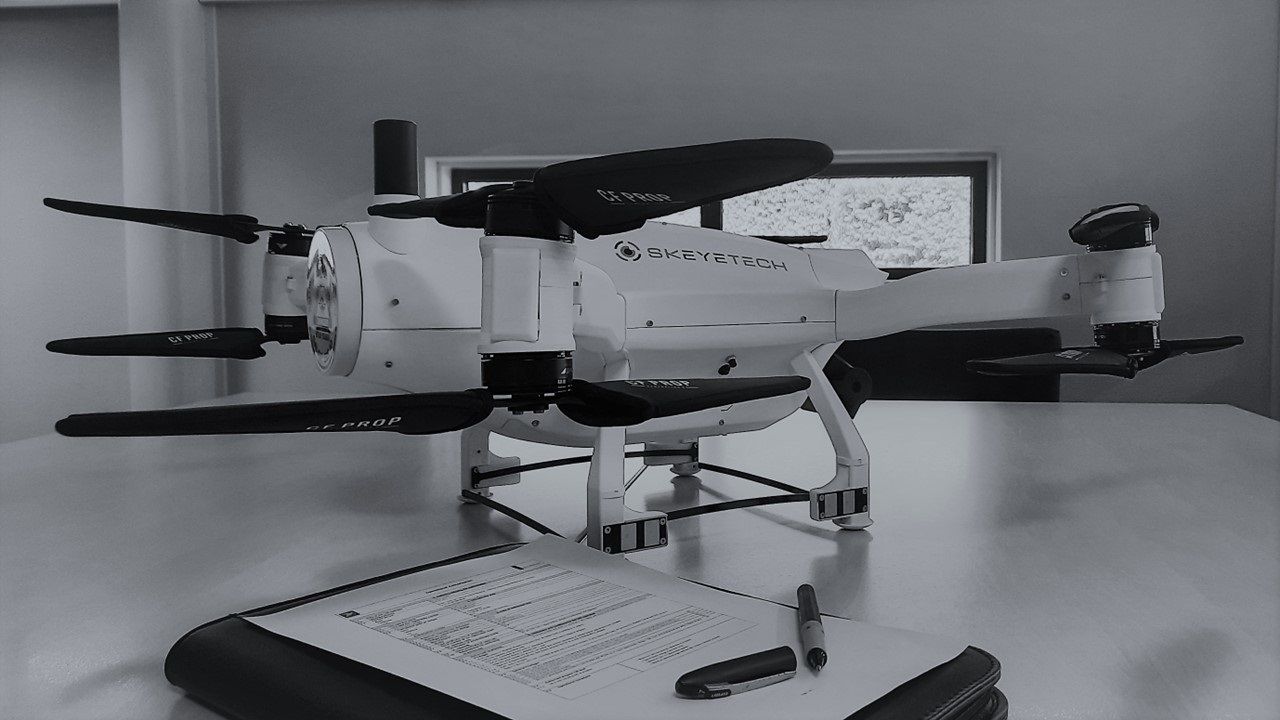 Autonomous surveillance drone by Bavak